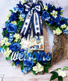 Dallas Cowboy Football Wreath